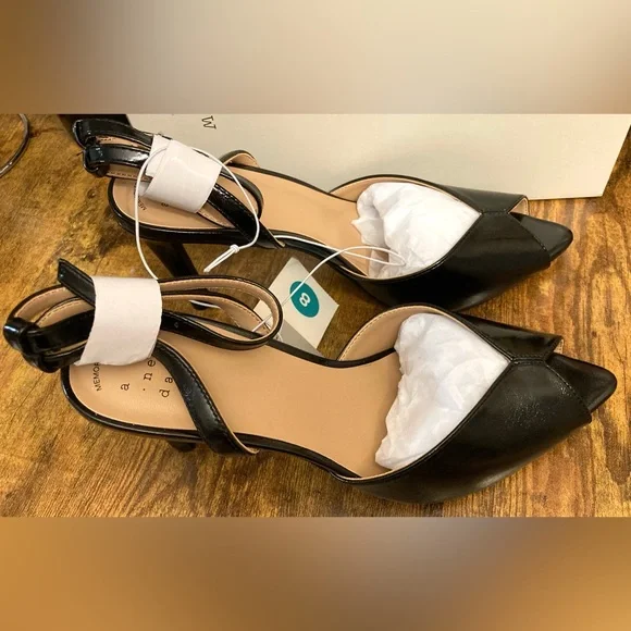 Women’s Virginia Heels with Memory Foam Insole – a New Day™ Black Size 8 new - Picture 6 of 7
